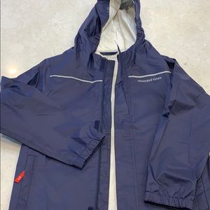Vineyard vines boys raincoat.